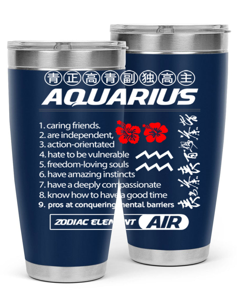 aquarius 85#- zodiac- Tumbler