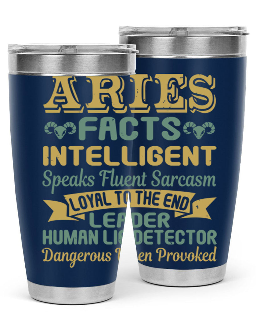 aries 123#- zodiac- Tumbler