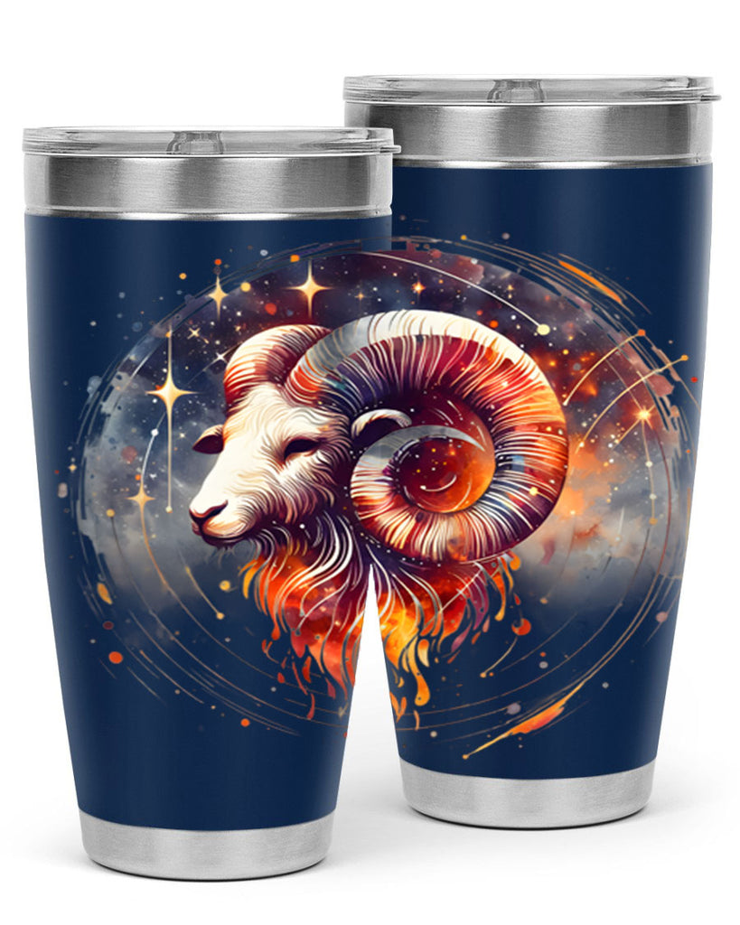 aries 125#- zodiac- Tumbler