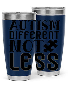 autism different not less Style 6#- autism- Tumbler