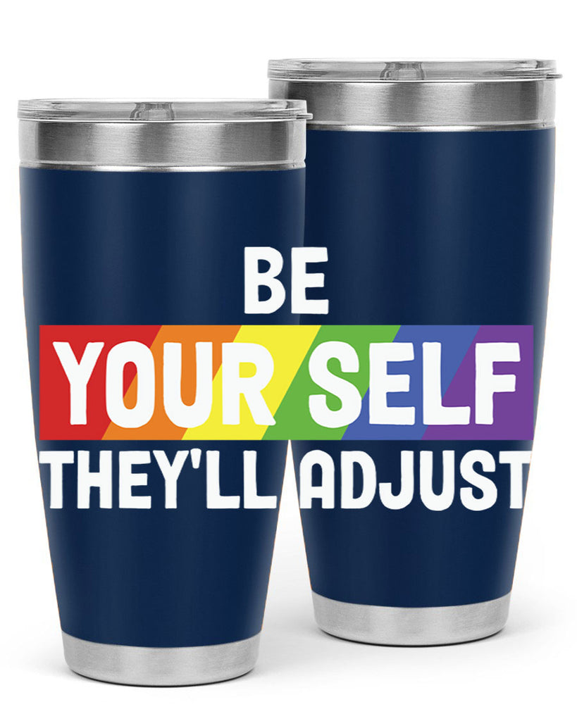 be yourself theyll adjust rainbow lgbt 160#- lgbt- Tumbler