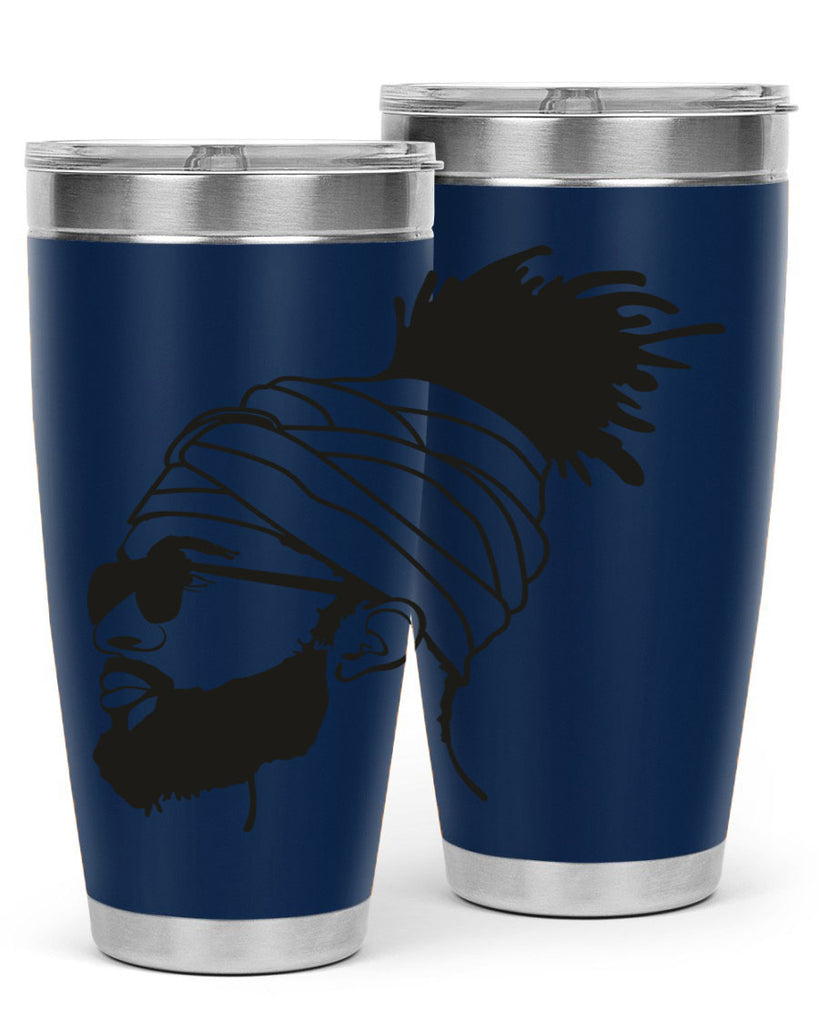 beardman 44#- black men - boys- tumbler