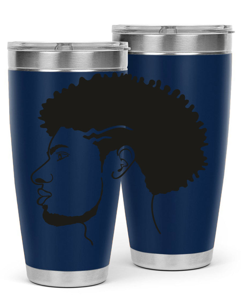 beardman 47#- black men - boys- tumbler
