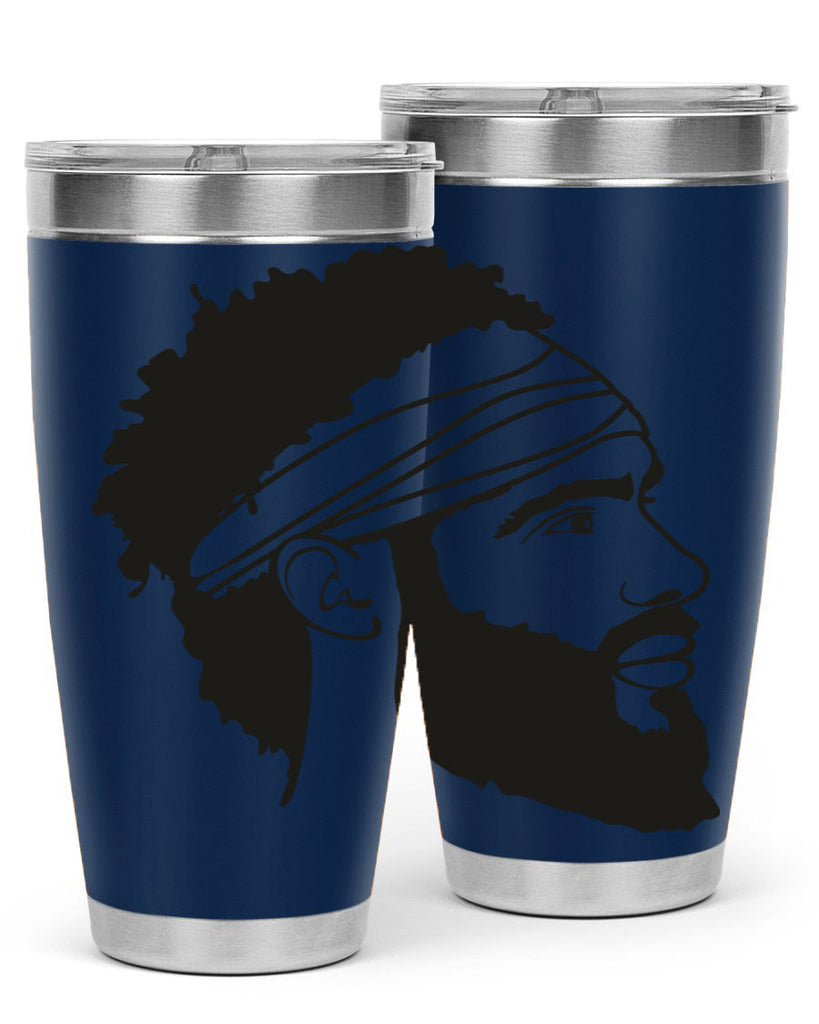 beardman 48#- black men - boys- tumbler