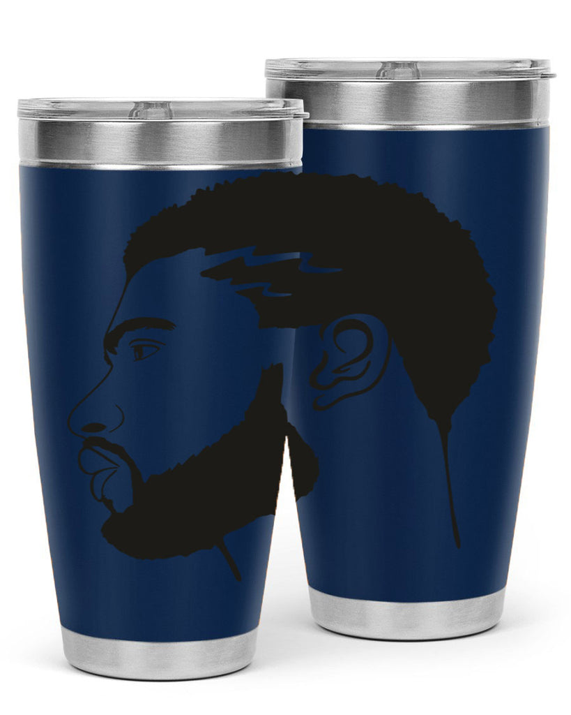 beardman 52#- black men - boys- tumbler