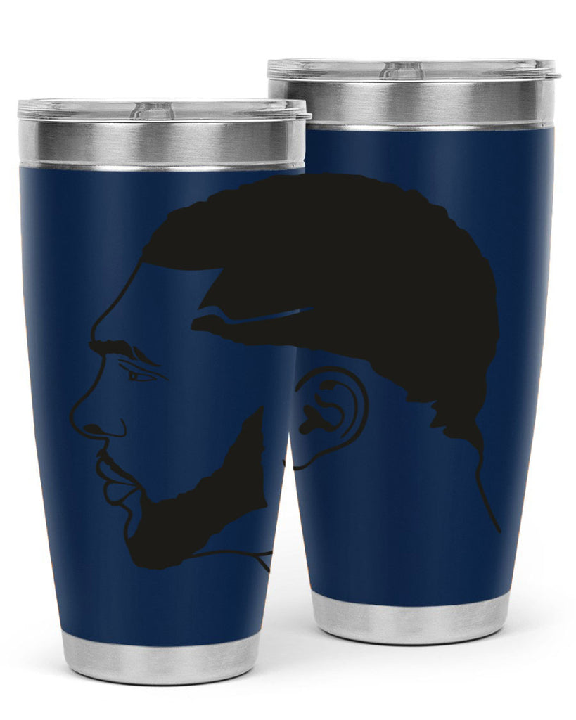 beardman 55#- black men - boys- tumbler