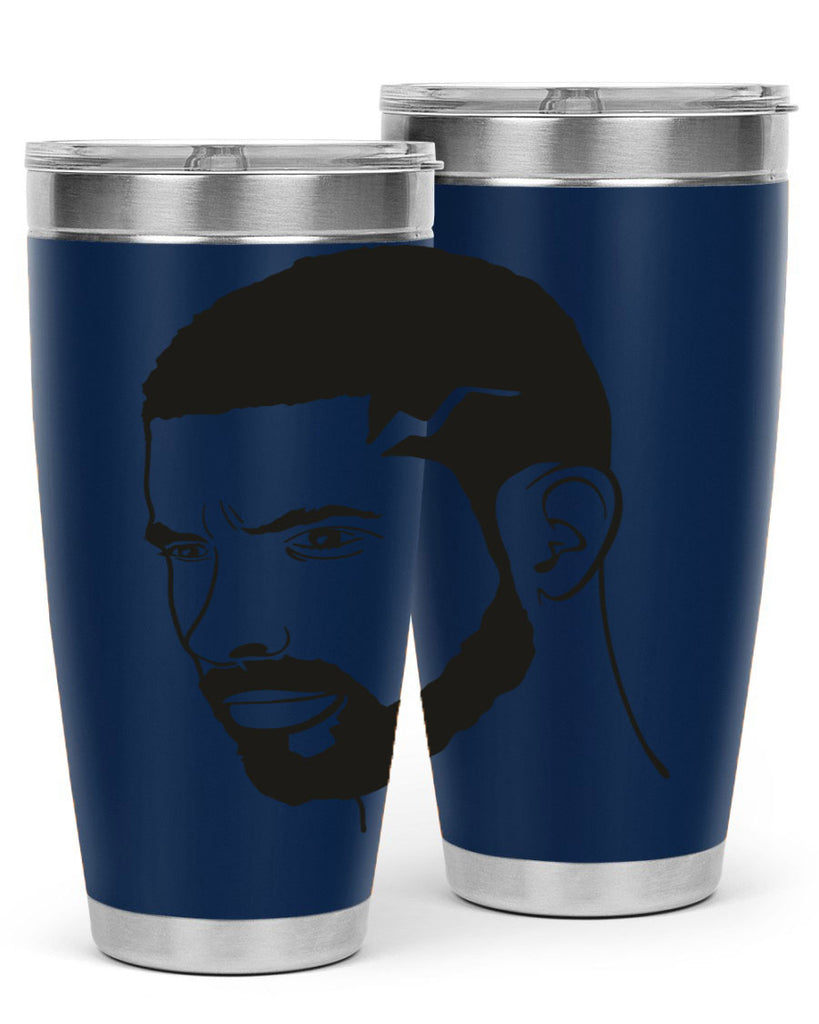 beardman 56#- black men - boys- tumbler
