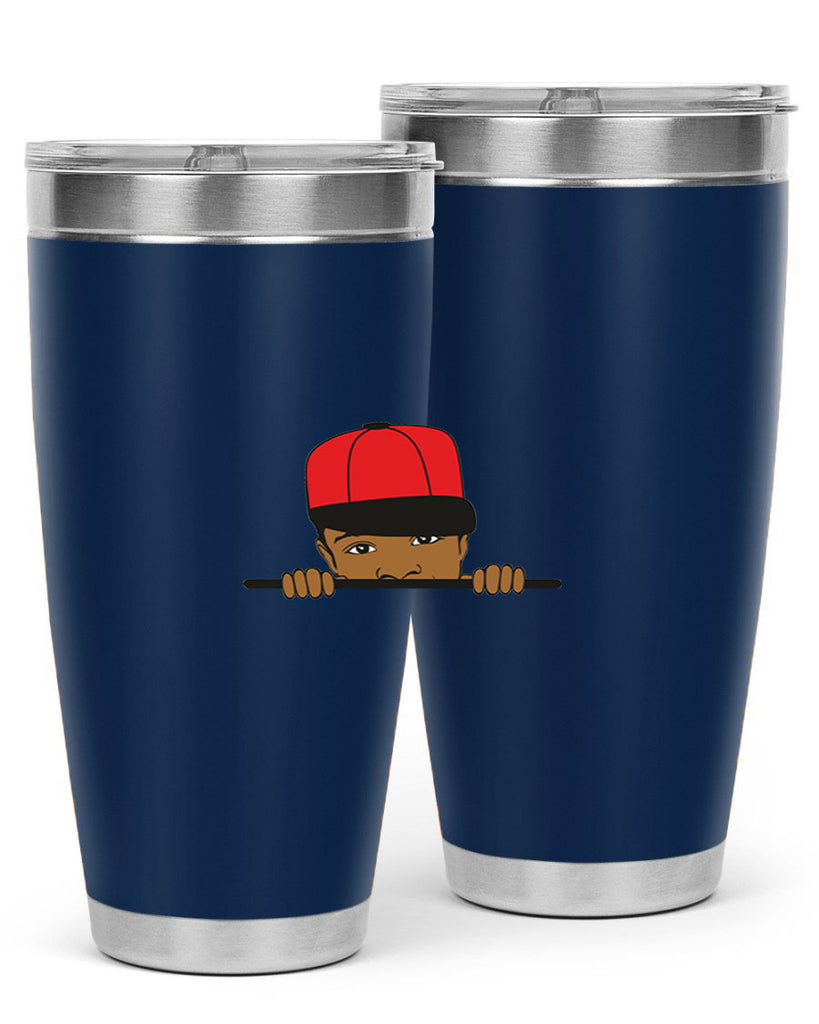 black boy 3#- black men - boys- tumbler