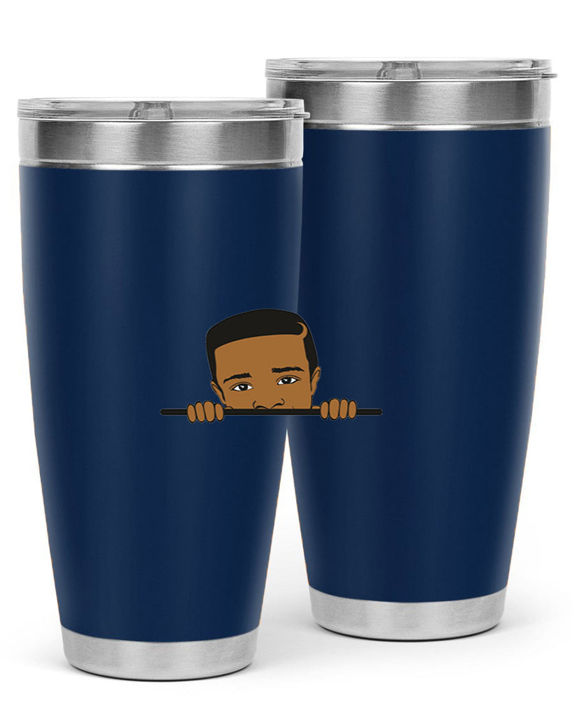 black boy 5#- black men - boys- tumbler