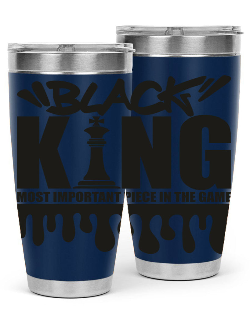 black king 214#- black words phrases- Cotton Tank