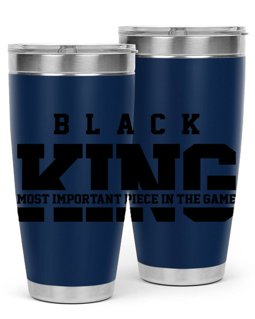 black king 230#- black words phrases- Cotton Tank