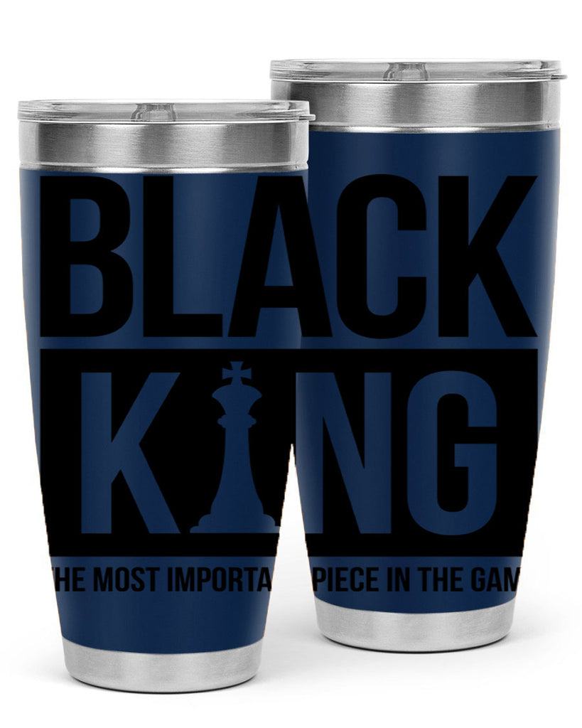black king 234#- black words phrases- Cotton Tank