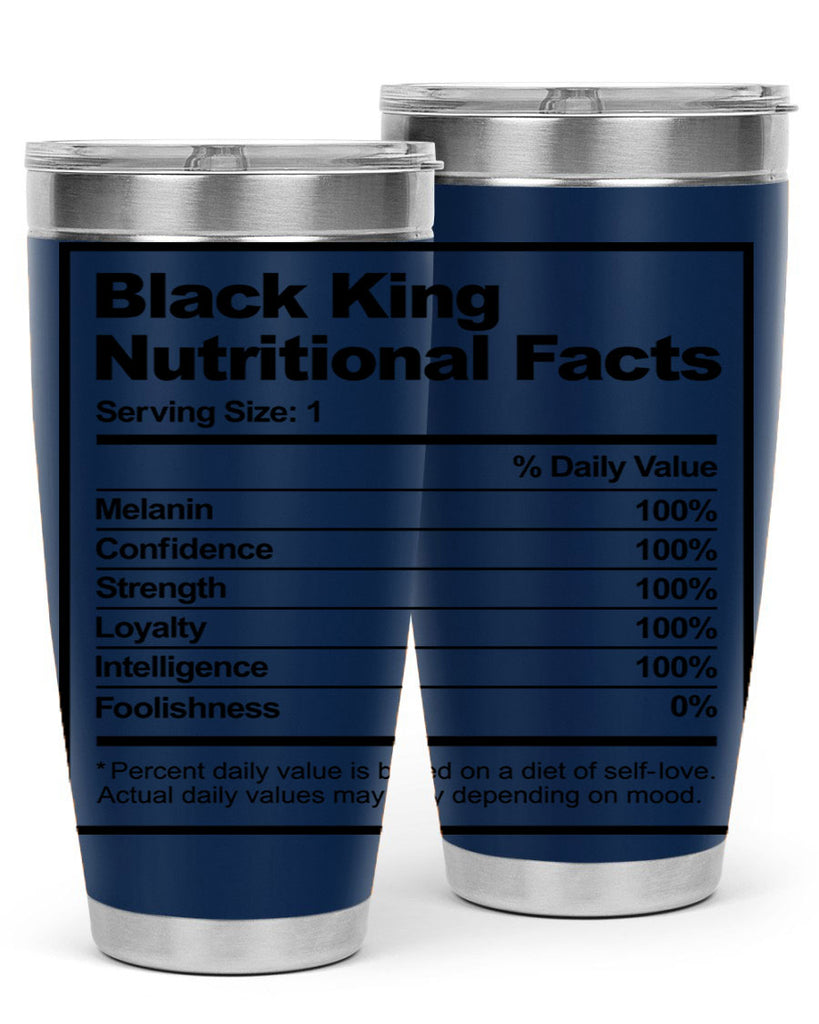 black king nutritional facts 231#- black words phrases- Cotton Tank