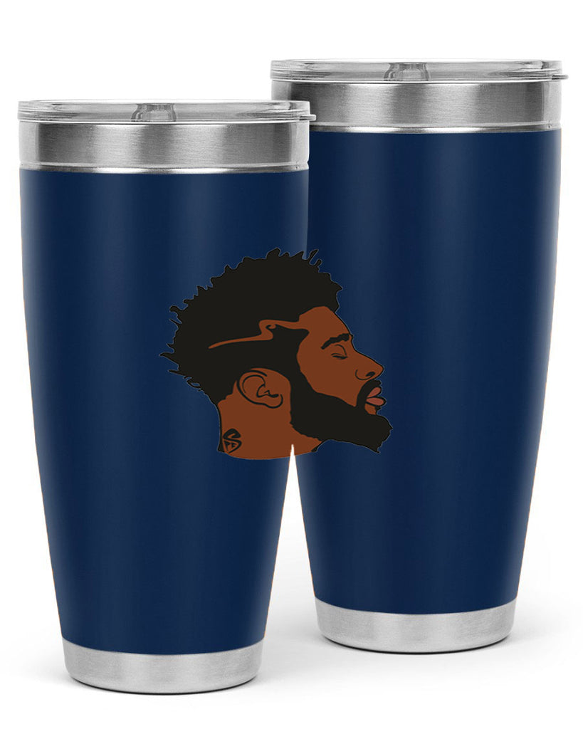 black man 30#- black men - boys- tumbler