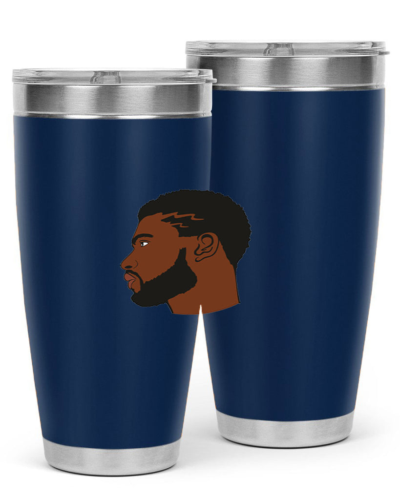 black man 40#- black men - boys- tumbler