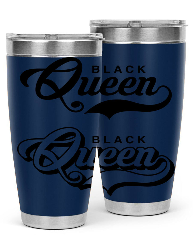 black queen 195#- black words phrases- Cotton Tank