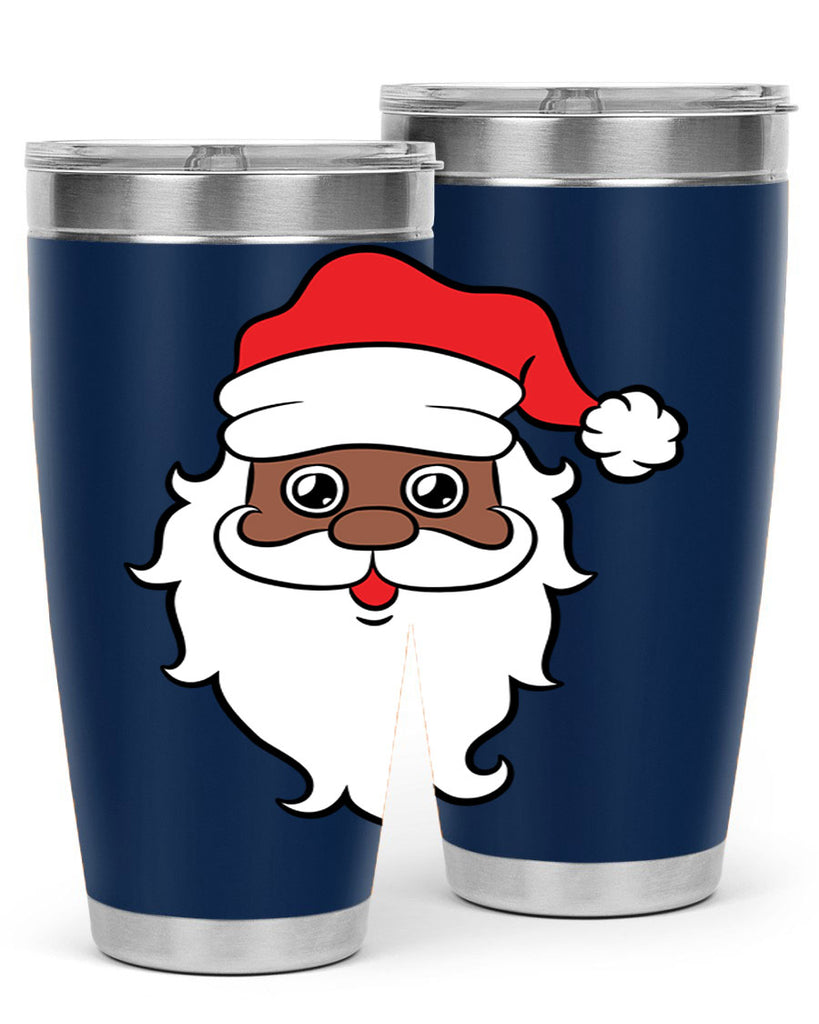 black santa 25#- black men - boys- tumbler