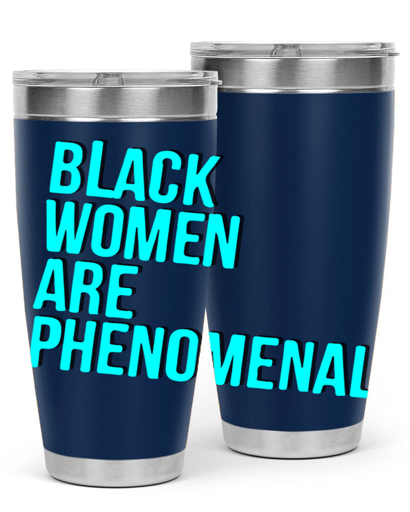 black woman are phenomenal color 216#- black words phrases- Cotton Tank