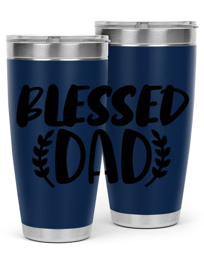 blessed dad 36#- dad- Tumbler