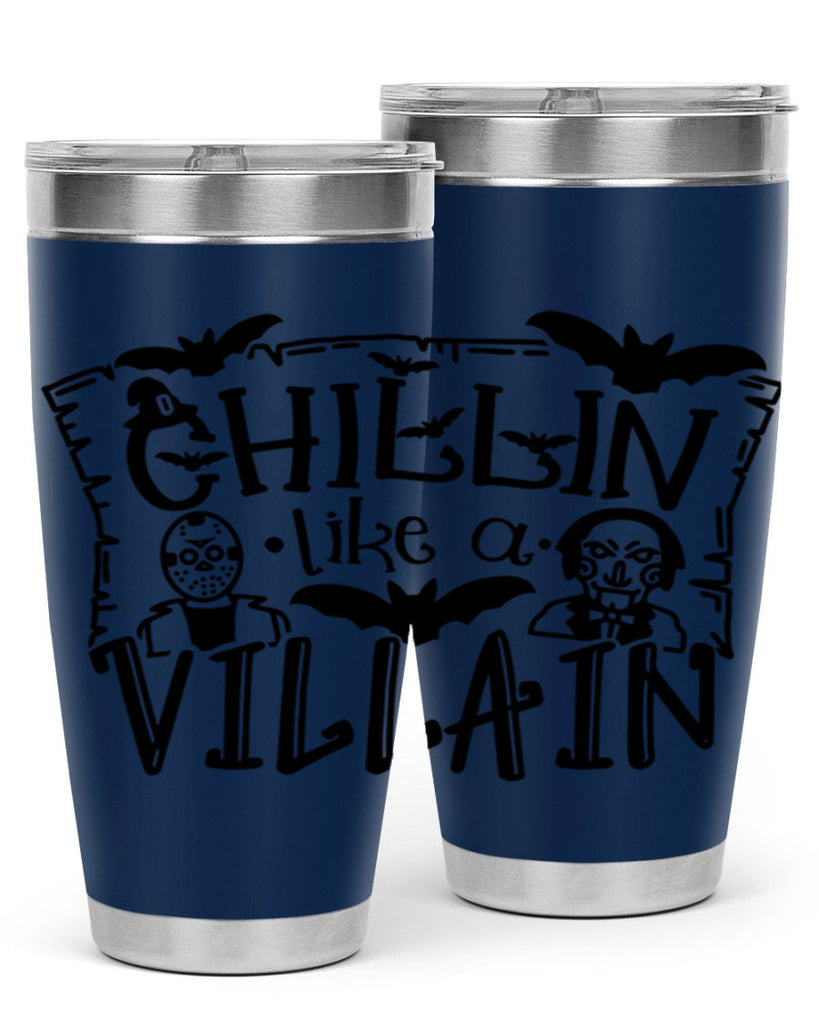 chillin like a villain 82#- halloween- Tumbler