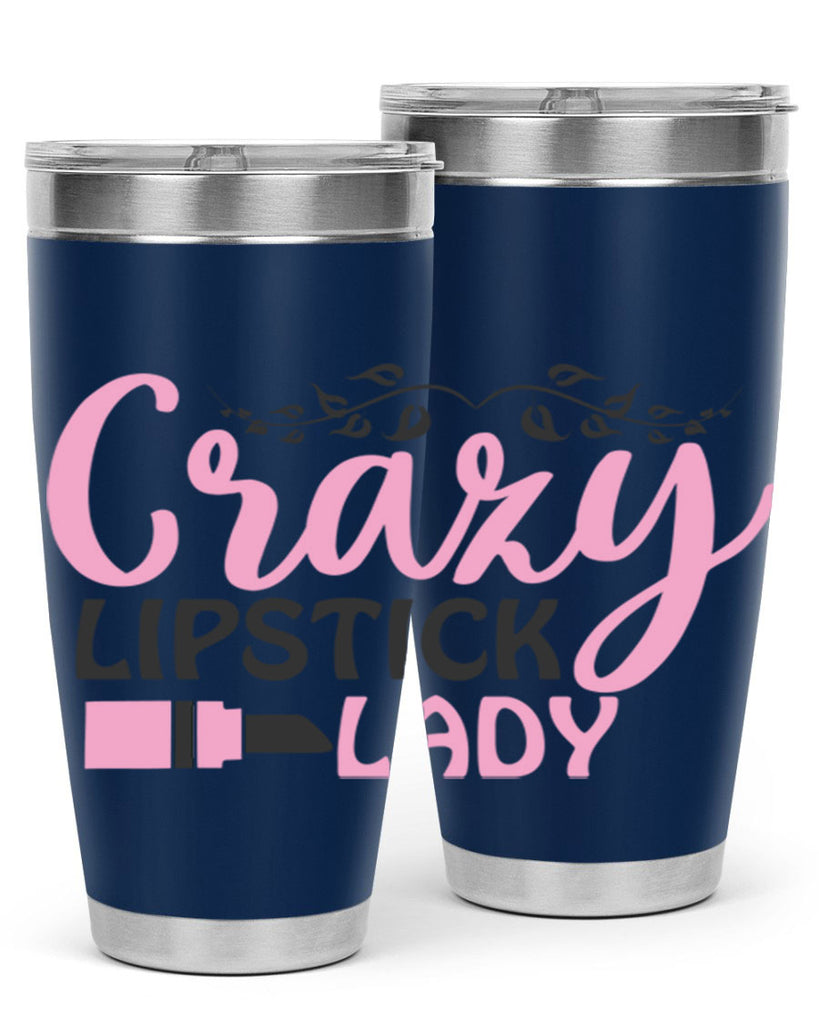 crazy lipstick lady Style 159#- make up- Tumbler