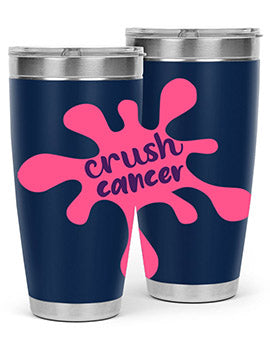crush cancer Style 18#- breast cancer- Tumbler