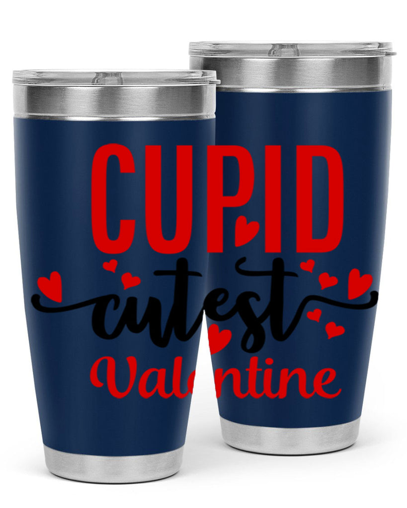 cupid cutest valentine 80#- valentines day- Tumbler