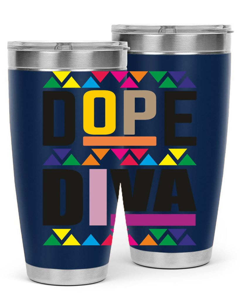 dope diva- black words phrases- Cotton Tank