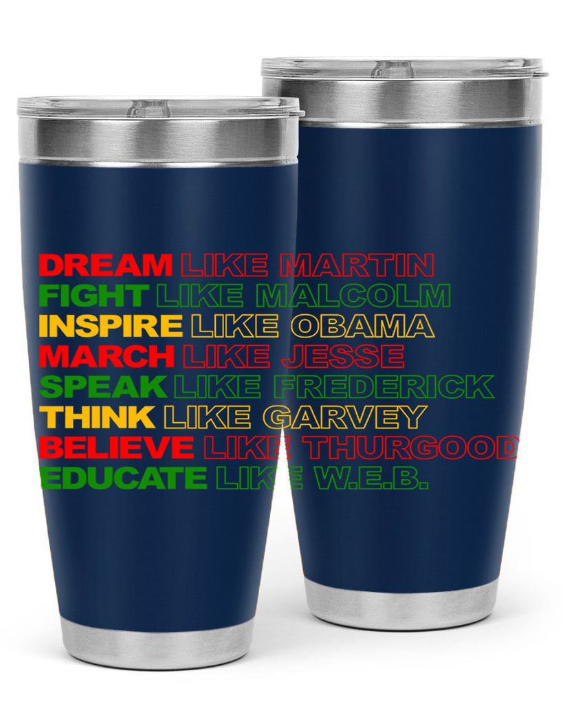 dream like martin 165#- black words phrases- Cotton Tank