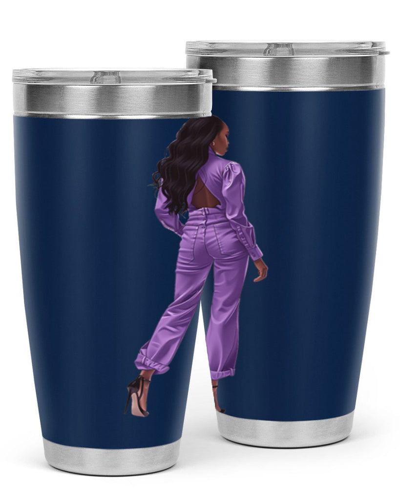 fashion girl in lavender 49#- fashion- Cotton Tank