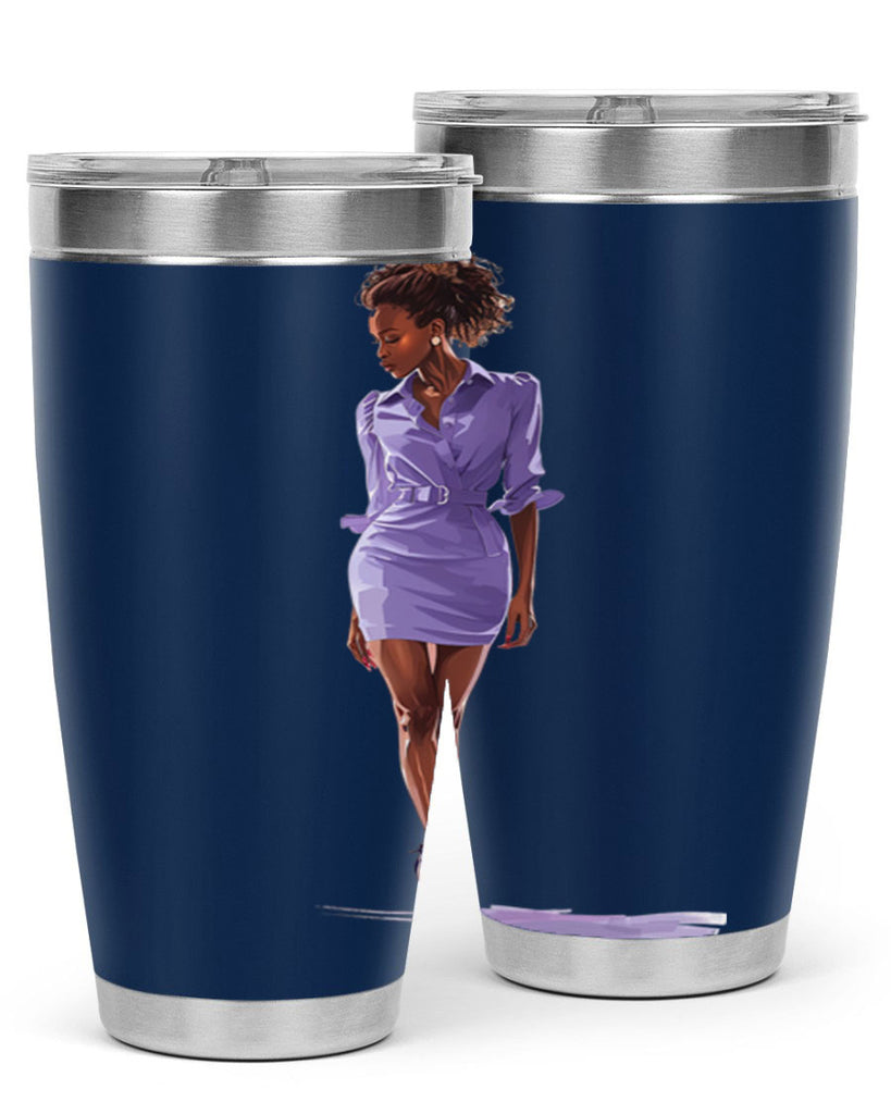 fashion girl in lavender 59#- fashion- Cotton Tank