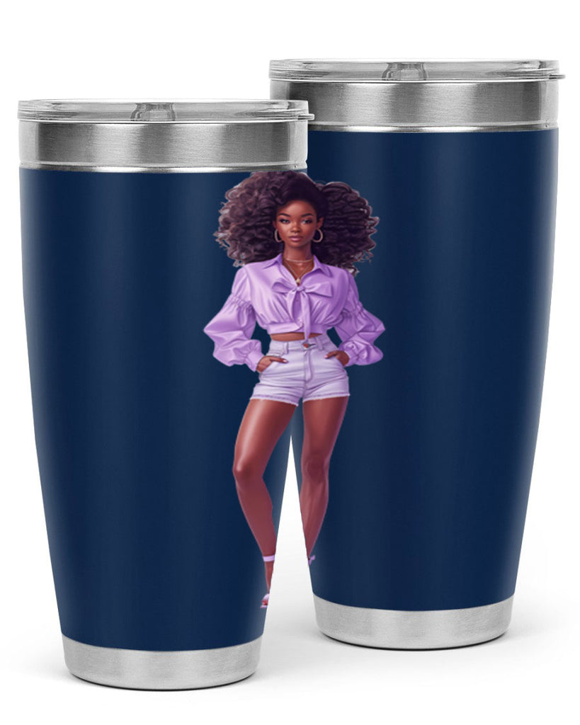 fashion girl in lavender 61#- fashion- Cotton Tank