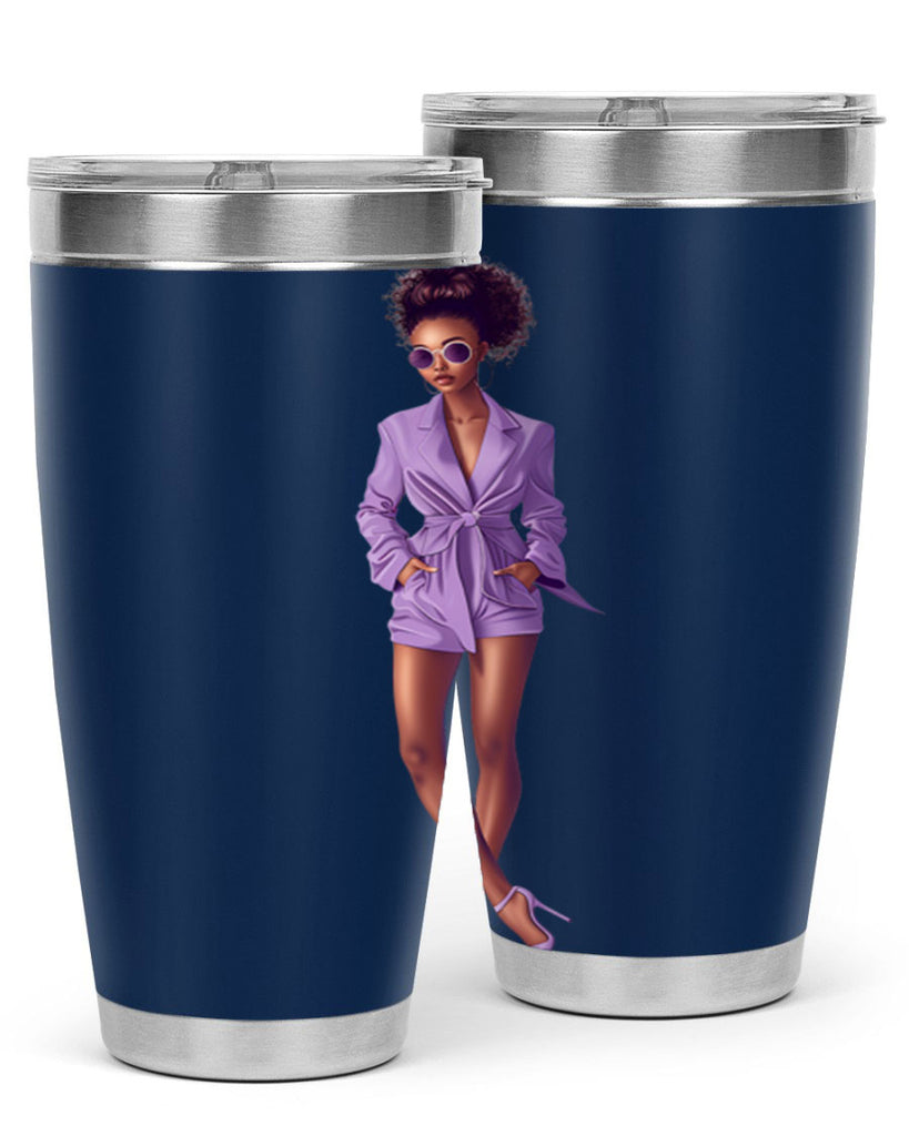 fashion girl in lavender 63#- fashion- Cotton Tank