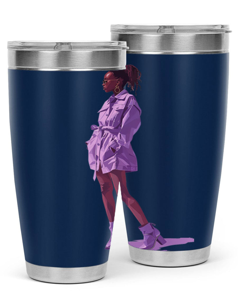 fashion girl in lavender 66#- fashion- Cotton Tank