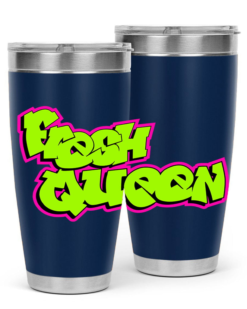 fresh queen 144#- black words phrases- Cotton Tank