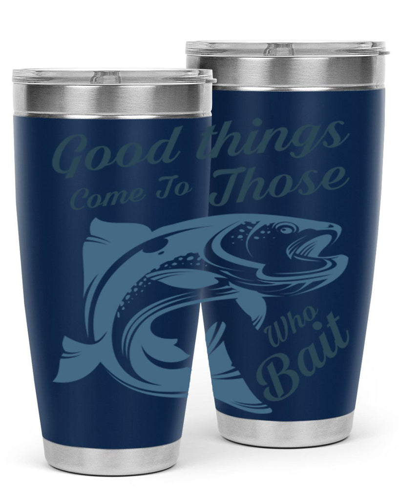 good things 127#- fishing- Tumbler