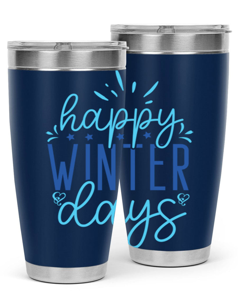 happy winter days 121#- winter- Tumbler