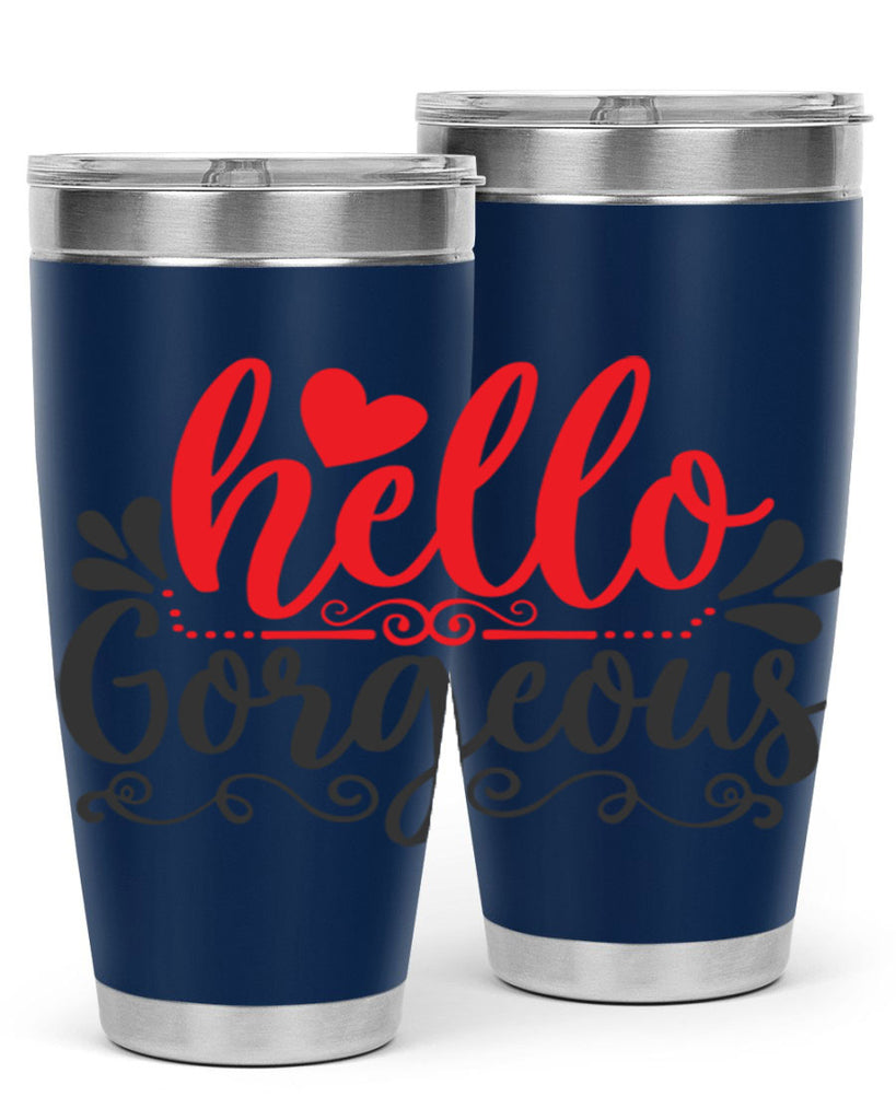 hello gorgeous Style 155#- make up- Tumbler