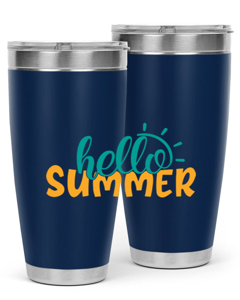 hello summer Style 97#- summer- Tumbler