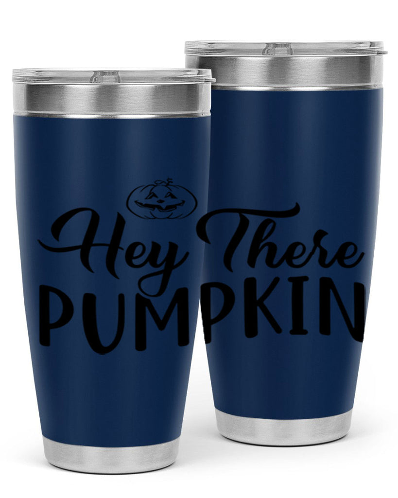 hey there pumpkin 303#- fall- Tumbler