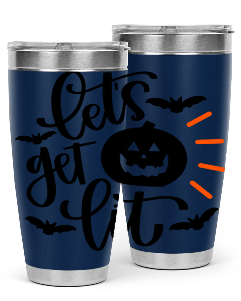 lets get lit 48#- halloween- Tumbler