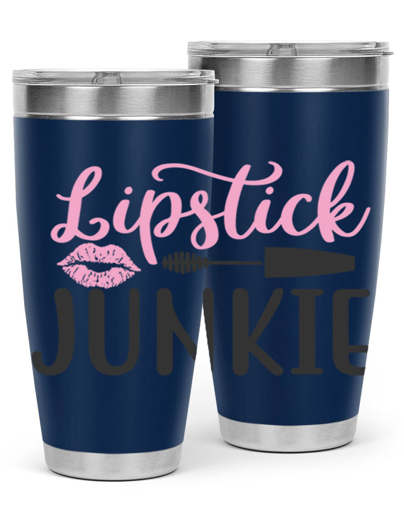 lipstick junkie Style 154#- make up- Tumbler
