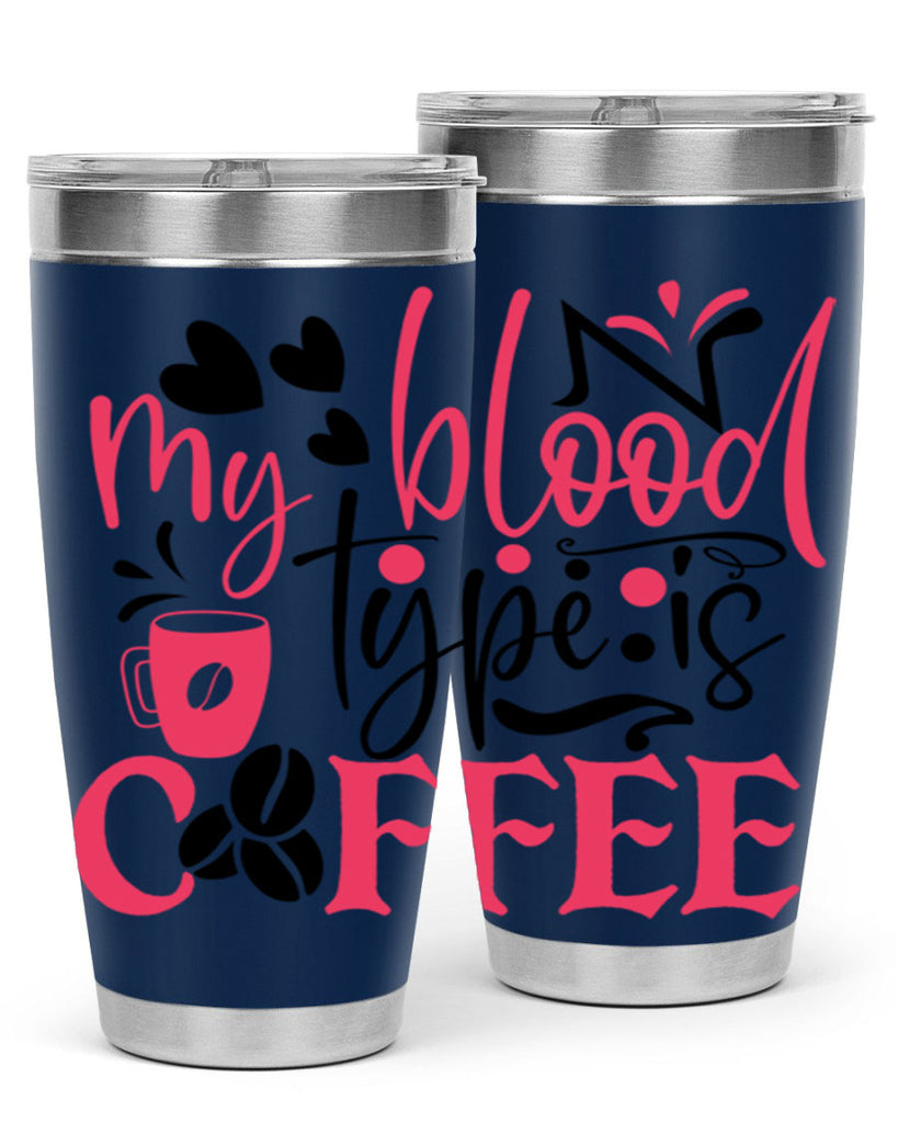 my blood type is coffee Style 375#- nurse- tumbler