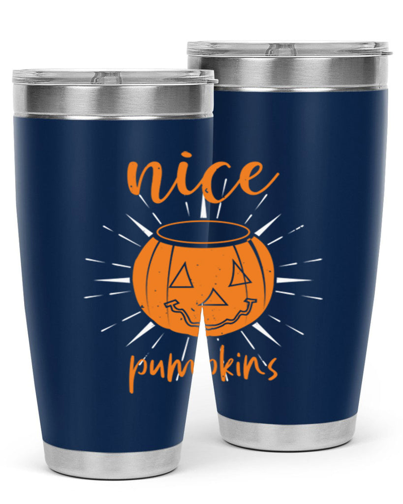 nice pumpkins 138#- halloween- Tumbler