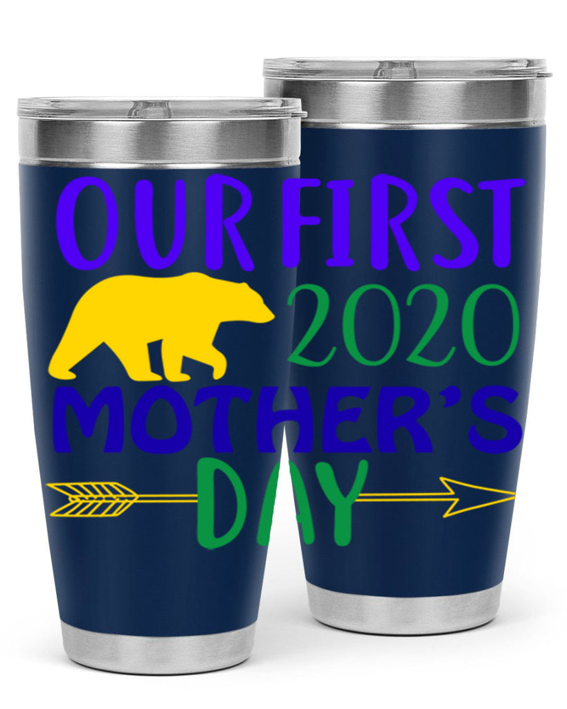 our first mothers day 4#- mardi gras- Tumbler