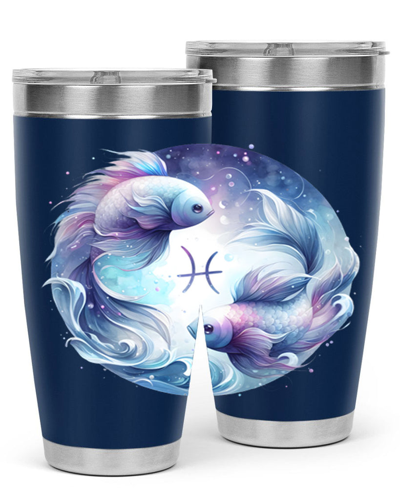 pisces 349#- zodiac- Tumbler