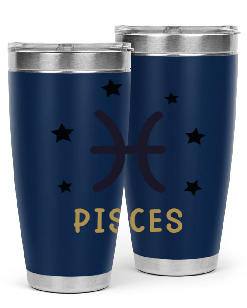 pisces 355#- zodiac- Tumbler