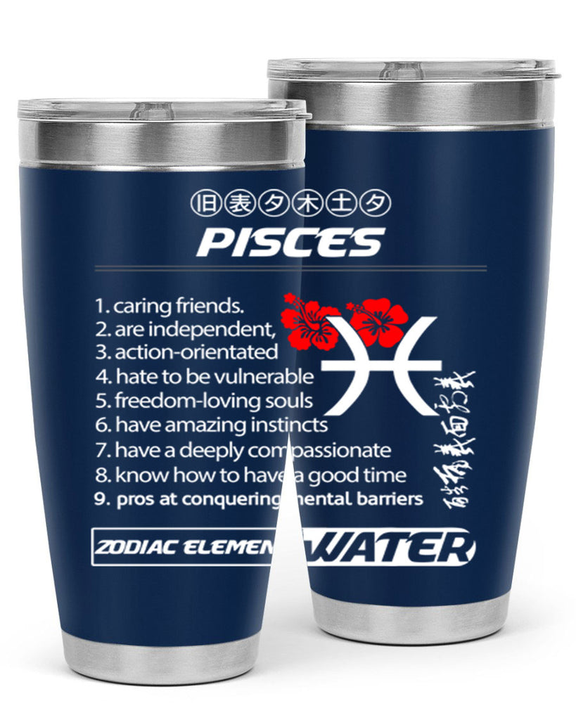 pisces 356#- zodiac- Tumbler