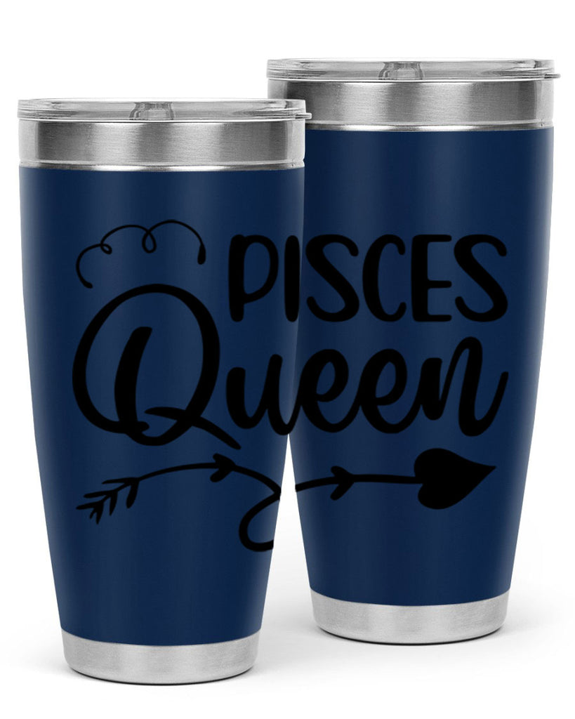 pisces queen 379#- zodiac- Tumbler