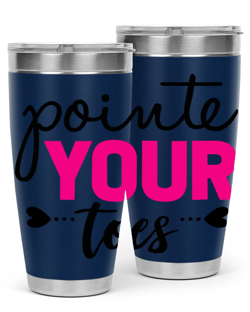 pointe your toes 71#- ballet- Tumbler